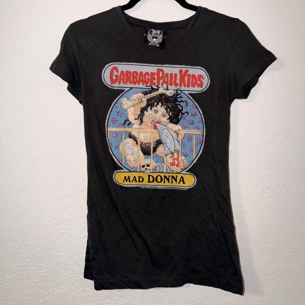 Vintage Garbage Pail Kids Mad Donna Short Sleeve Tee size medium-D